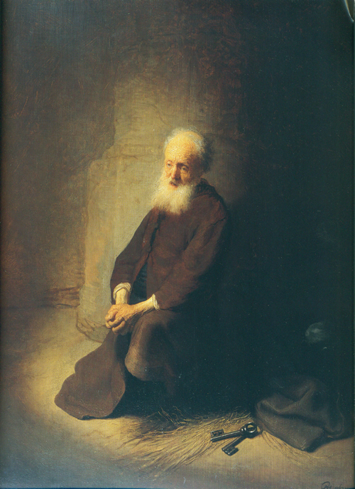 San Pedro arrepentido de Rembrandt